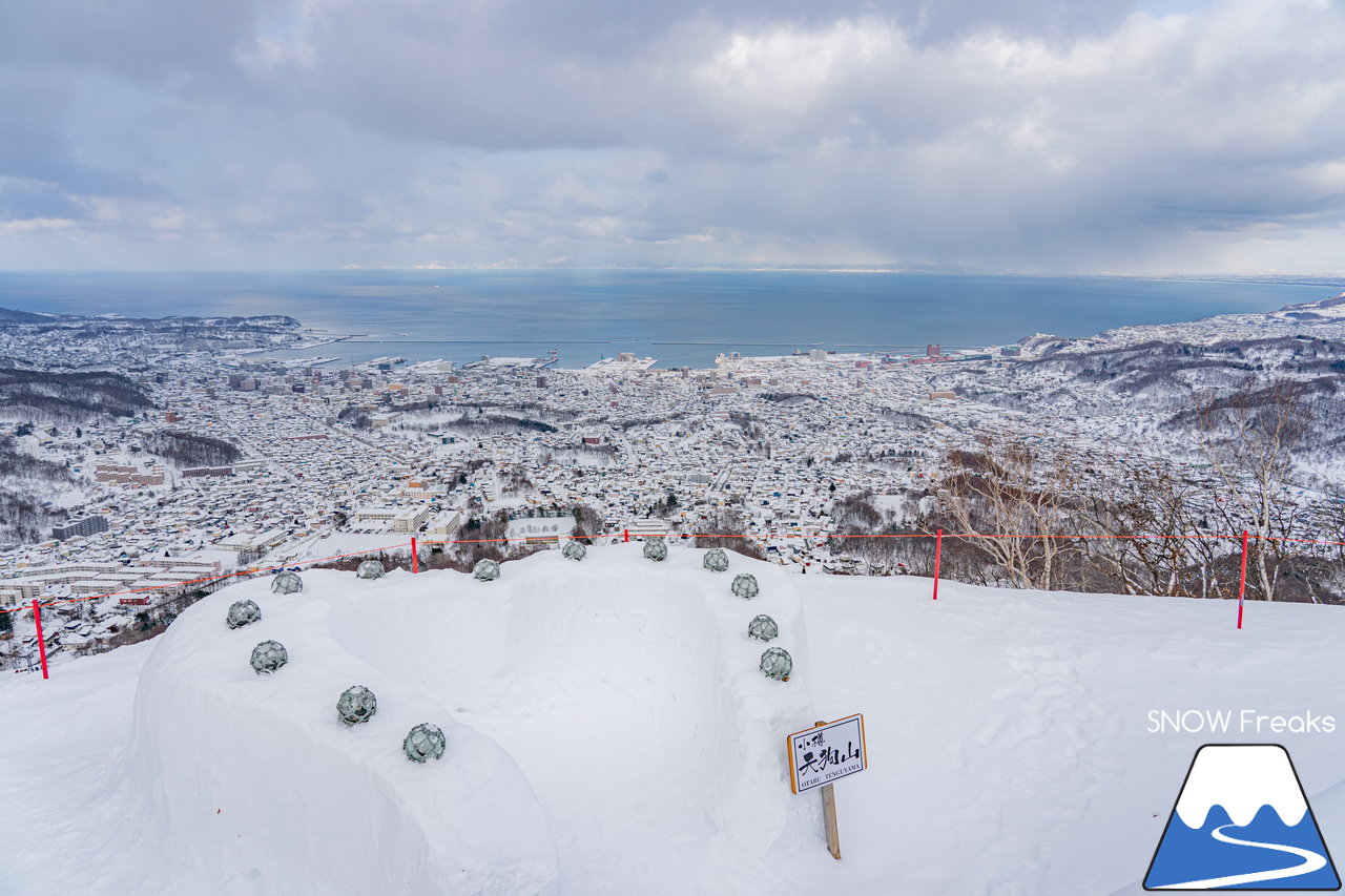 小樽天狗山スキー場｜積雪160cm！例年以上の積雪量でゲレンデはコンディションは最高です！ただいま『天狗山の雪あかり』も開催中(^_-)-☆